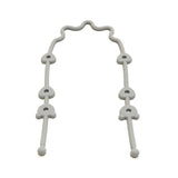 Attache-tétine silicone avec sangle de sécurité - accessoire poussette et chaise haute