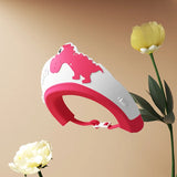 Casquette de bain bébé réglable Mybooni — Protection shampoo yeux et oreilles motif dinosaure