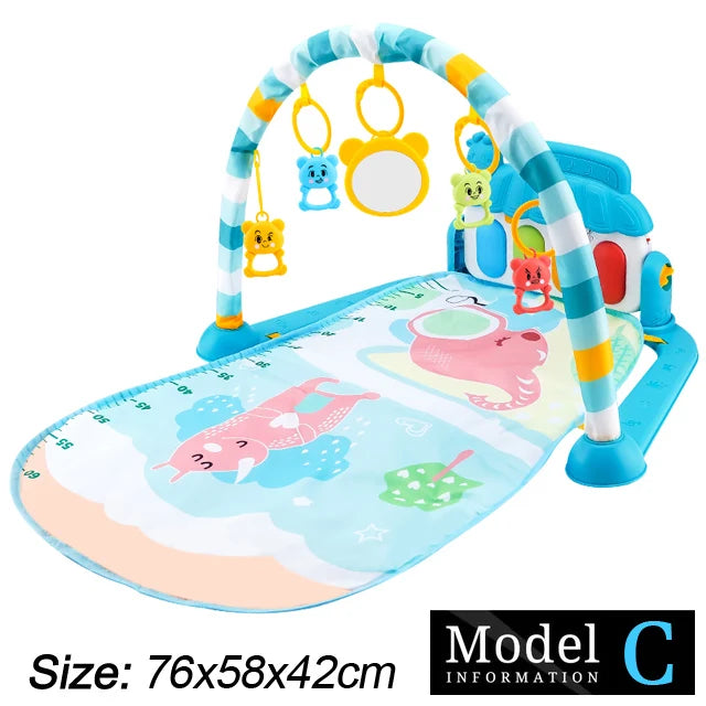 Tapis d'éveil arceau musical piano Mybooni — Jouet pédagogique 0-36 mois