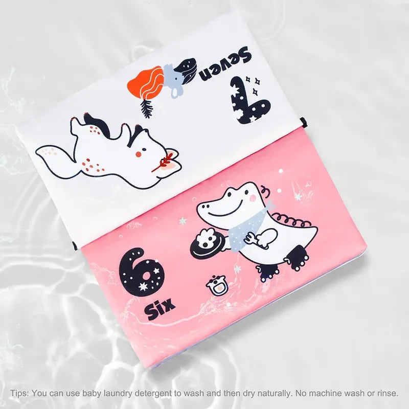 Livre tissu miroir déformant bébé Mybooni — Jouet interactif parent-enfant