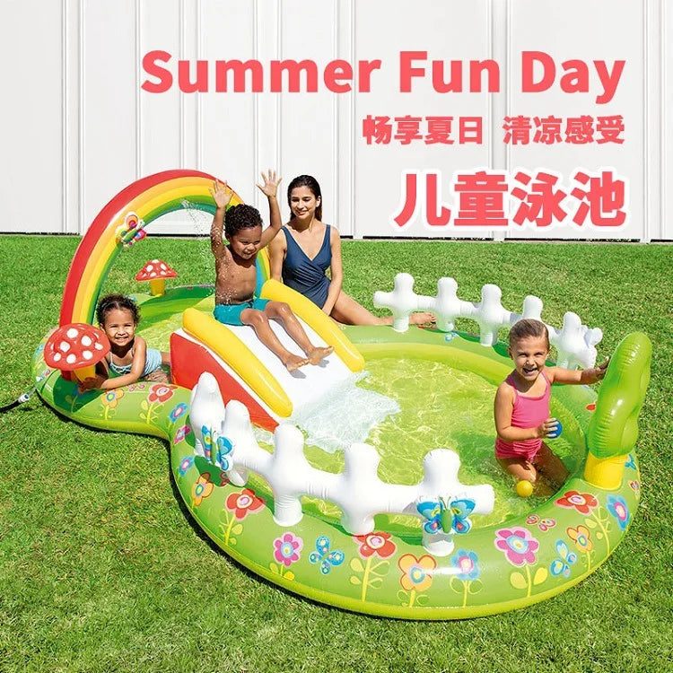 PVC Children's Inflatable Paddling Pool Crocodi — vue complémentaire 6