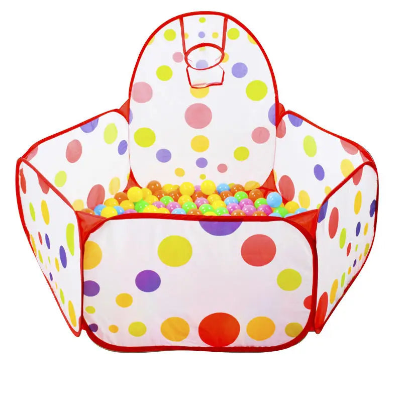 Piscine à balles avec panier de basket Mybooni — Piscine Bobo 0,9M enfants