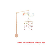 Mobile musical bois lit bébé Mybooni — Hochet suspendu boîte à musique