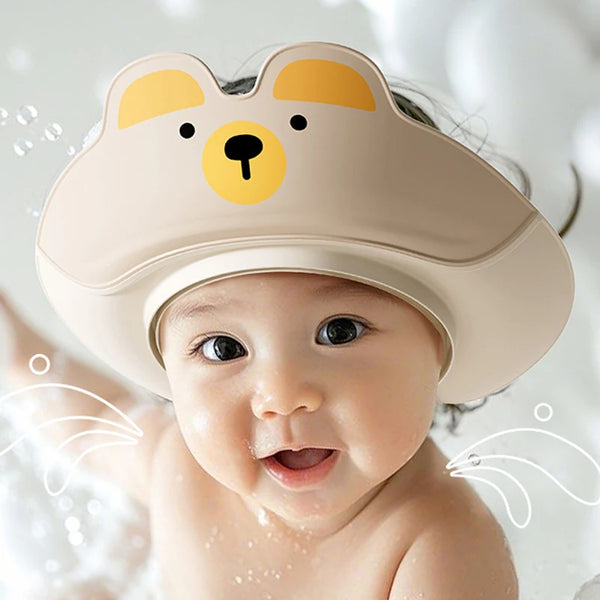 Bonnet de douche enfant imperméable protection oreilles cartoon
