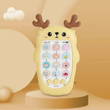 Téléphone jouet bébé bilingue avec anneau dentition et musique - jouet éducatif électronique enfant