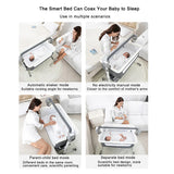 Berceau électrique automatique bébé - couffin oscillant Bluetooth musique télécommande