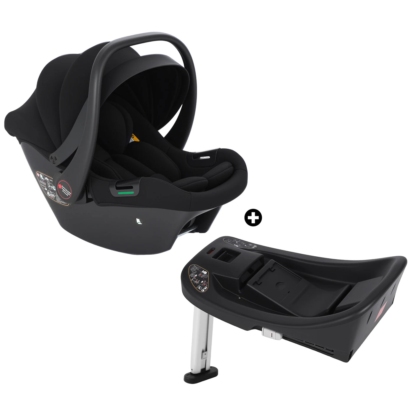 Siège auto bébé BabyVoyage I-Size jusqu'à 12kg - auvent solaire et ISOFIX