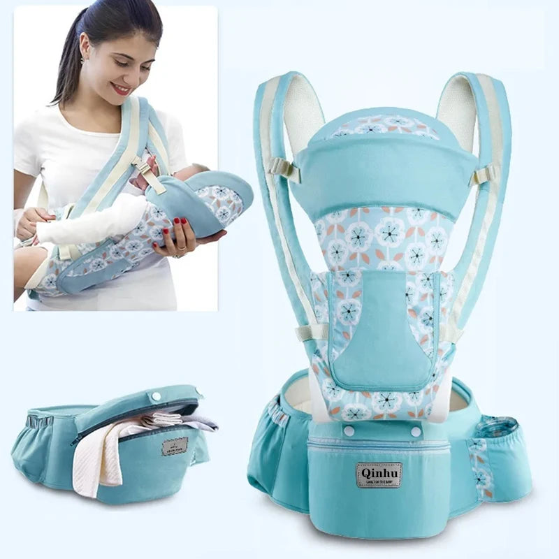 Porte-bébé ergonomique nouveau-né sac à dos - siège hanches face avant kangourou écharpe voyage