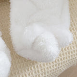 Combinaison bébé automne-hiver peluche chaud - grenouillère cartoon chien/lapin 0-2 ans