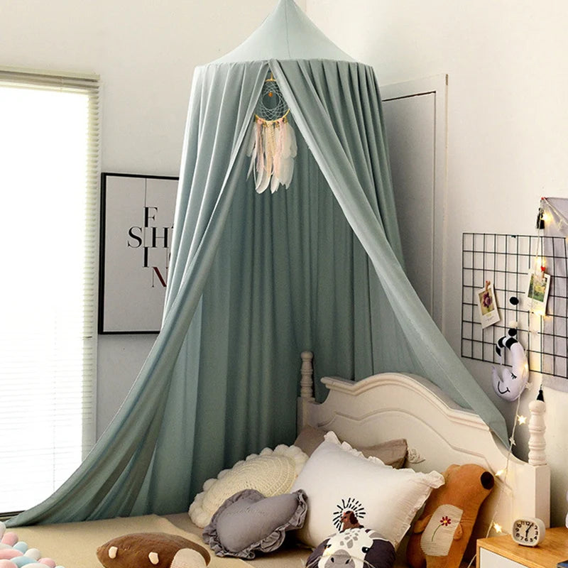 Moustiquaire lit bébé princesse baldaquin - rideau ciel de lit décoratif fille