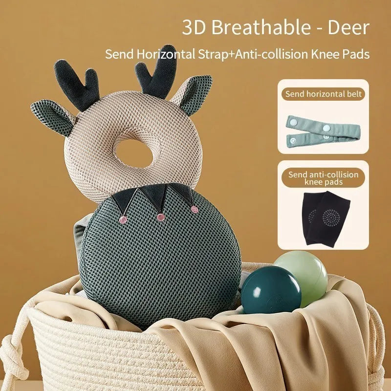 Casque protège-tête bébé AIBEDILA Mybooni — Protection nuque et tête apprentissage marche