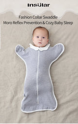 Gigoteuse nouveau-né anti-sursaut mains levées coton - turbulette emmaillotage couverture bébé