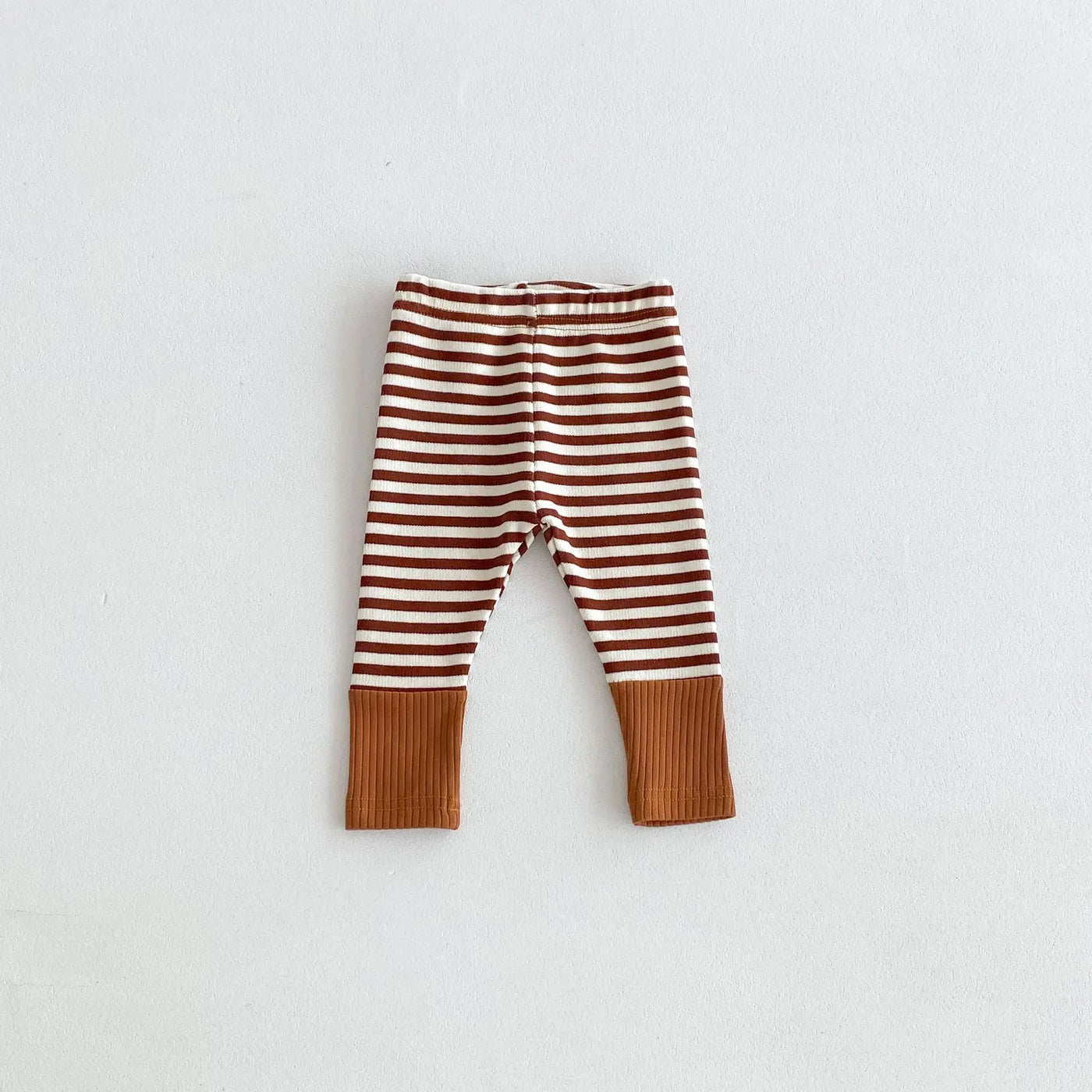 Legging bébé bicolore rayé automne - pantalon enfant couleurs bonbon 3-18 mois