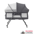 Lit de voyage bébé pliable avec matelas et roulettes silencieuses - cododo XYT-001