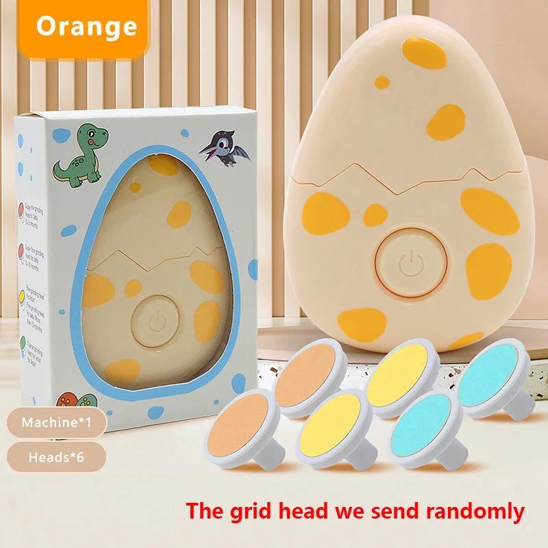 Lime à ongles électrique bébé cartoon - kit manucure pédicure nouveau-né outil soin enfant adulte