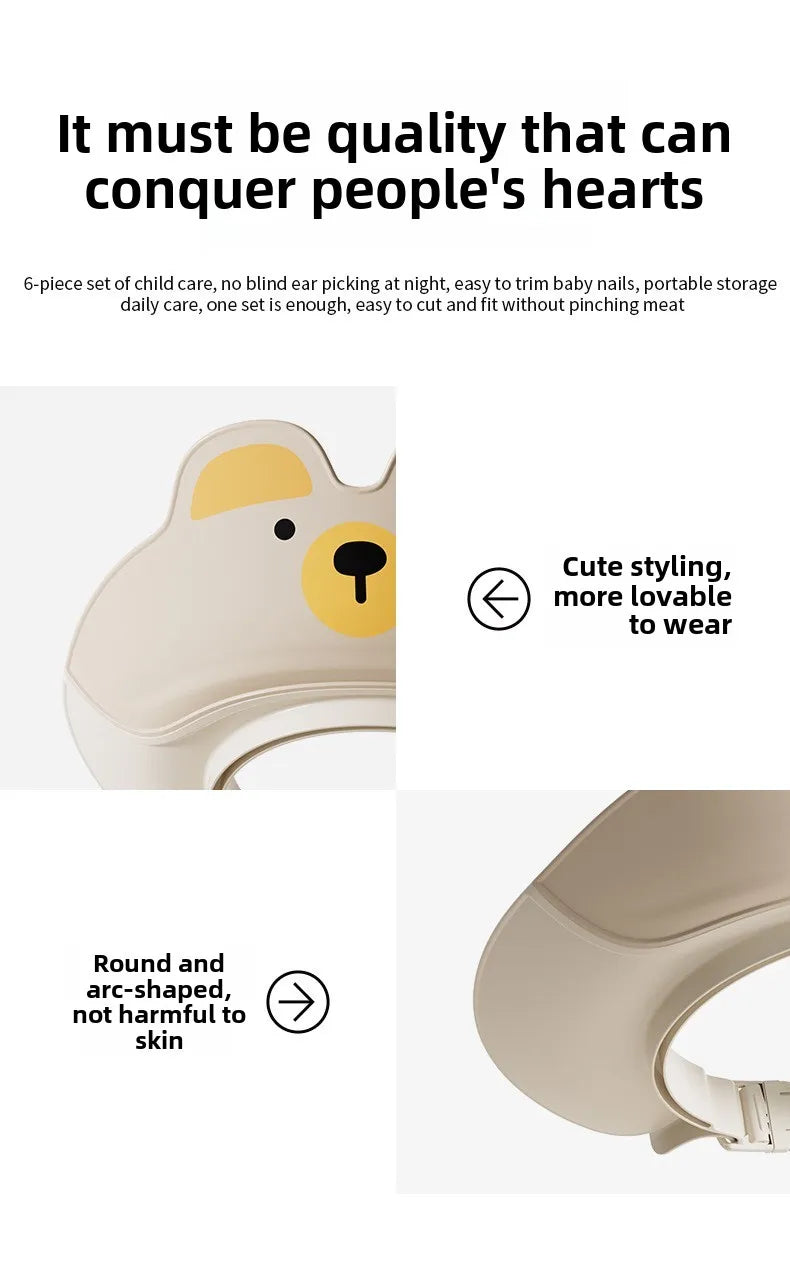 Bonnet de douche enfant imperméable protection oreilles cartoon