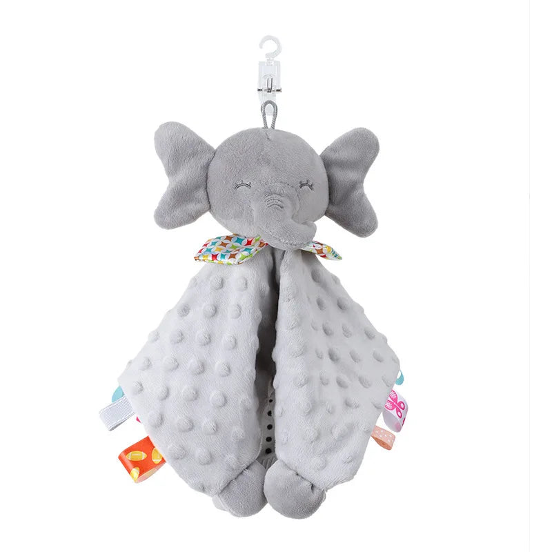 Doudou réconfort lapin-éléphant Mybooni — Couverture sécurité compagnon sommeil