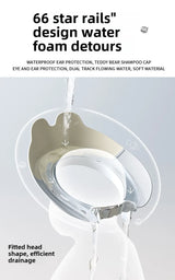 Bonnet de douche enfant imperméable protection oreilles cartoon