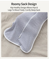 Gigoteuse nouveau-né anti-sursaut mains levées coton - turbulette emmaillotage couverture bébé