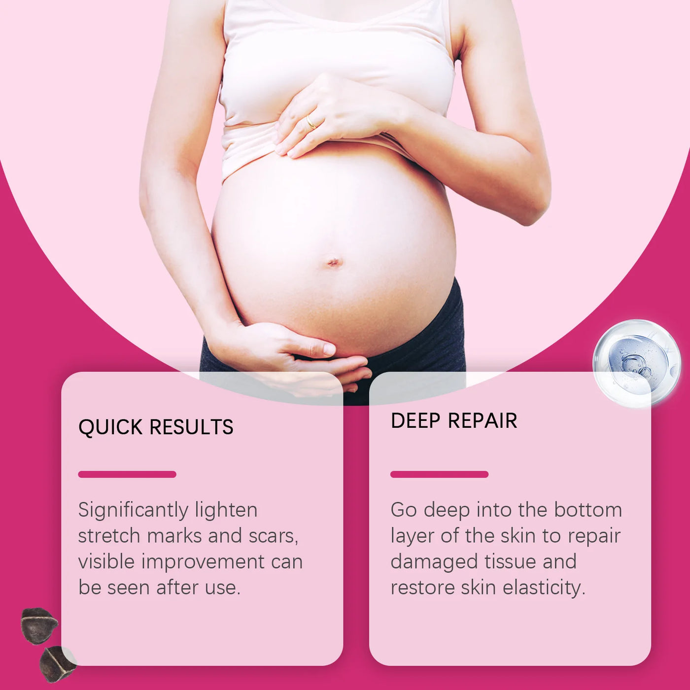 EELHOE Vitamin E Skin Care Oil Remove Pregnancy — vue complémentaire 3