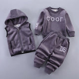 Ensemble sweat à capuche + pantalon bébé garçon/fille - tenue chaude automne-hiver nouveau-né