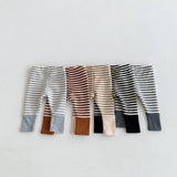 Legging rayé multicolore bébé Mybooni — Garçon et fille automne
