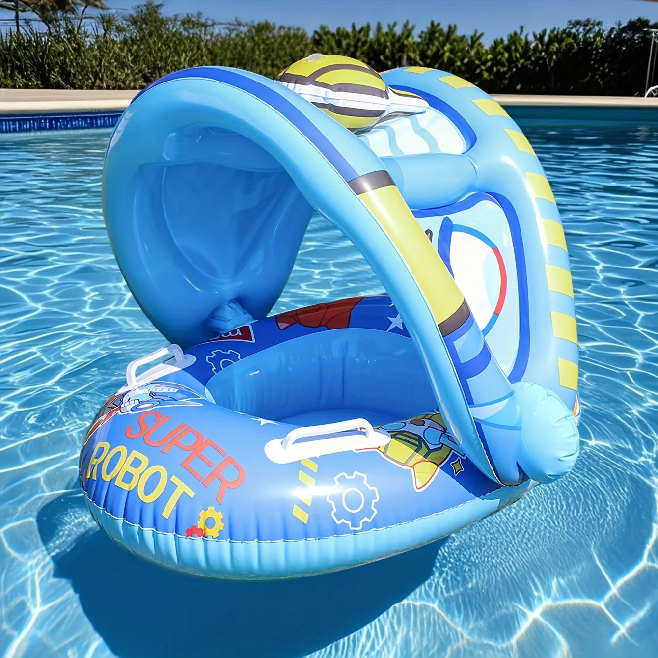 1PC Thickened Canopy Float Seat with Grip Handl avec accessoires inclus | Bouni