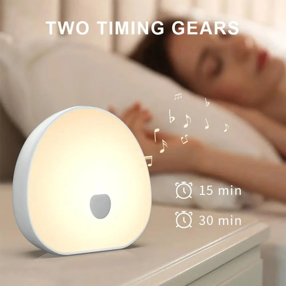 Machine à bruit blanc veilleuse LED rechargeable Mybooni — Tactile lampe sommeil