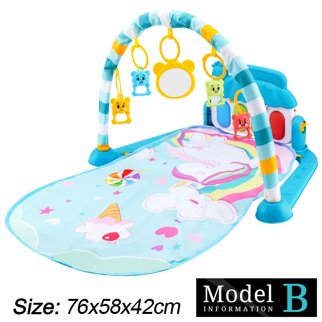 Tapis d'éveil arceau musical piano Mybooni — Jouet pédagogique 0-36 mois
