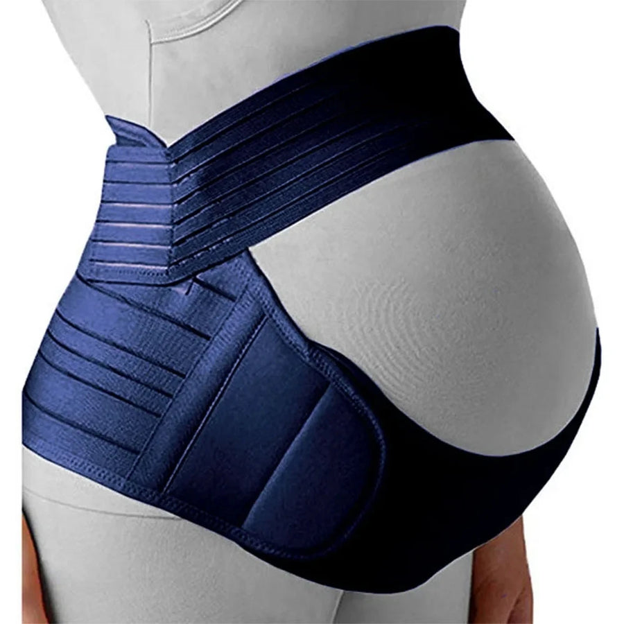 Ceinture de soutien grossesse Blanc en situation d'utilisation