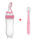 Biberon avec cuillère silicone Mybooni — Set alimentation bébé et tout-petit