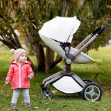 Poussette haute vue pliable Bouni — Légère réversible 2 sens 0-4 ans