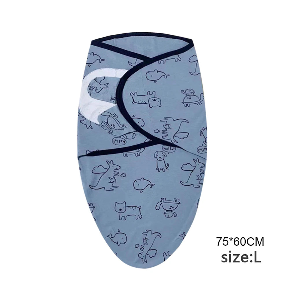 Ensemble couverture et bonnet pour nouveau-né en coton 0-6 mois