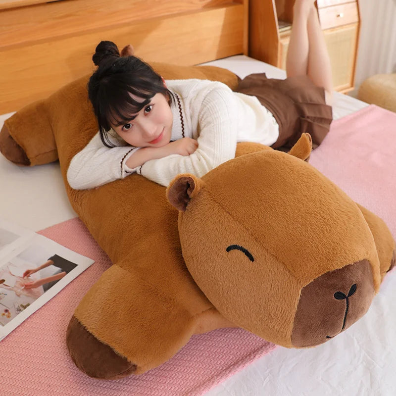 Giant Kawaii Capybara Plush Doll Floor Mat High — vue complémentaire 12