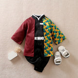 Body manches longues style manga Mybooni — Garçon fille anime