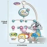 Mobile musical lumineux et projecteur pour lit bébé - télécommande jouet nouveau-né