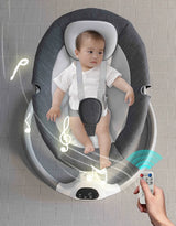 Bébé installé dans la balancelle électrique avec télécommande | Mybooni