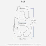 Coussin poussette 4 saisons Bouni — Respirant réversible siège auto