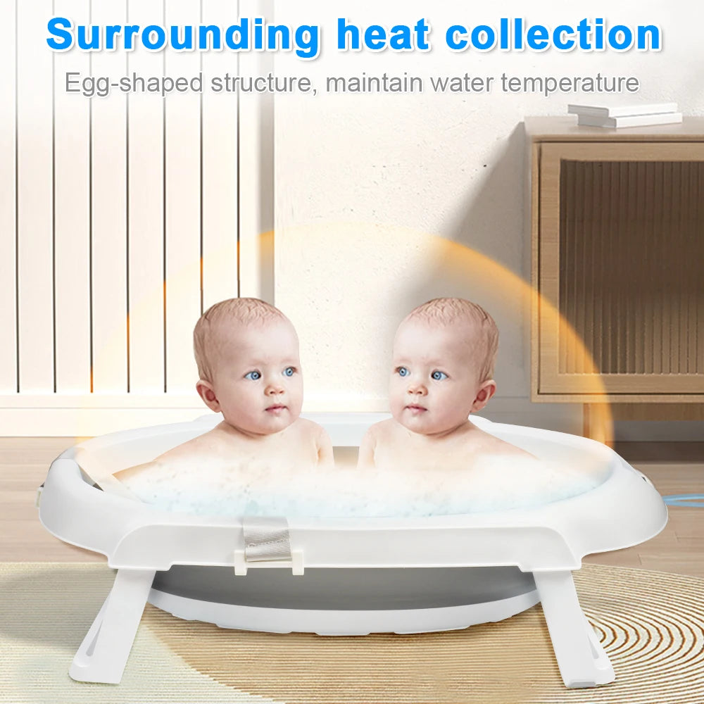 Baignoire Bébé Pliable Support & Coussin — Nouveau-né Mybooni