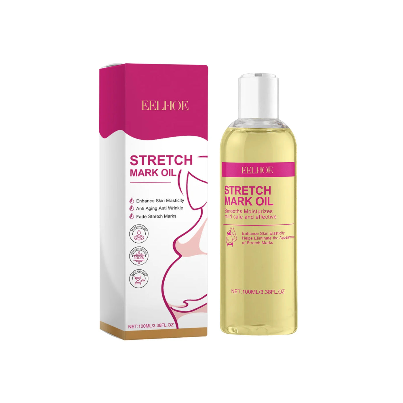 EELHOE Vitamin E Skin Care Oil Remove Pregnancy — vue complémentaire 7