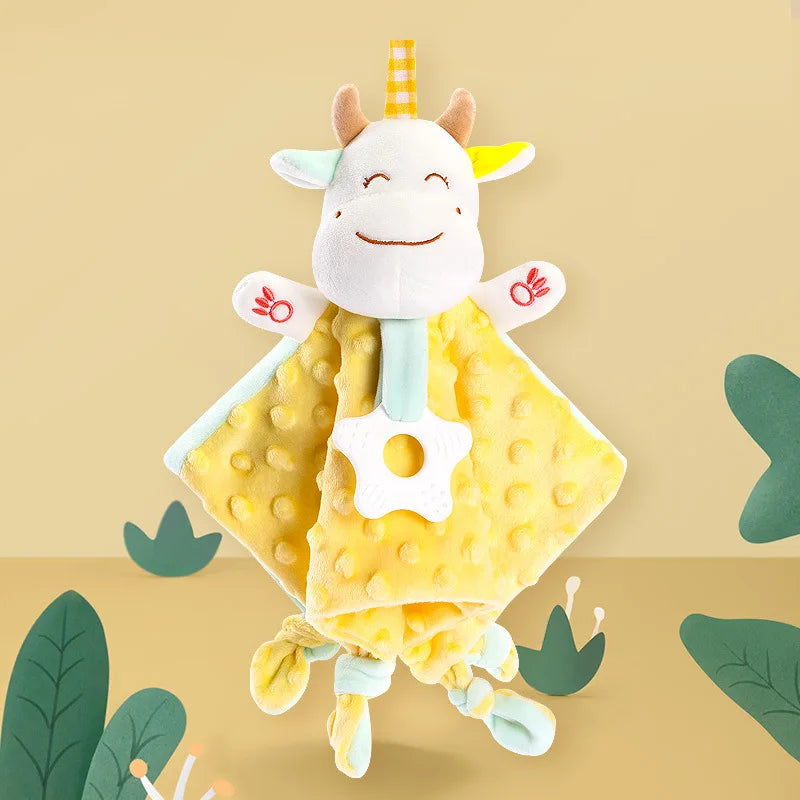 Doudou réconfort lapin-éléphant Mybooni — Couverture sécurité compagnon sommeil