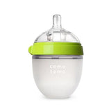 Lot 2 biberons bébé sans BPA silicone vert/rose - biberon enfant 5 oz et 8 oz