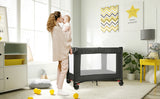 Parc bébé compact 100x70cm - barrière de sécurité aire de jeu appartement tout-petit