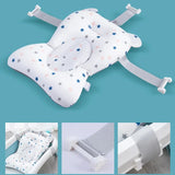 Oreiller baignoire nouveau-né antidérapant - coussin soutien corps bébé siège bain pliable tapis