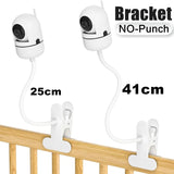 Support fixation babyphone Mybooni — Pince flexible caméra réglable sans perçage