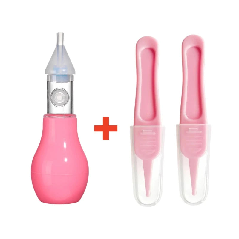 Aspirateur nasal silicone bébé - pompe aspiration nettoyeur nez enfant outil nettoyage nasal