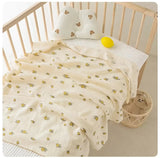 Couverture mousseline coton été pour nouveau-né