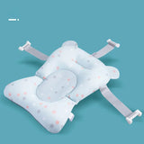 Oreiller baignoire nouveau-né antidérapant - coussin soutien corps bébé siège bain pliable tapis