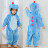 Pyjama combinaison polaire Mybooni — Motif licorne, lapin et dinosaure