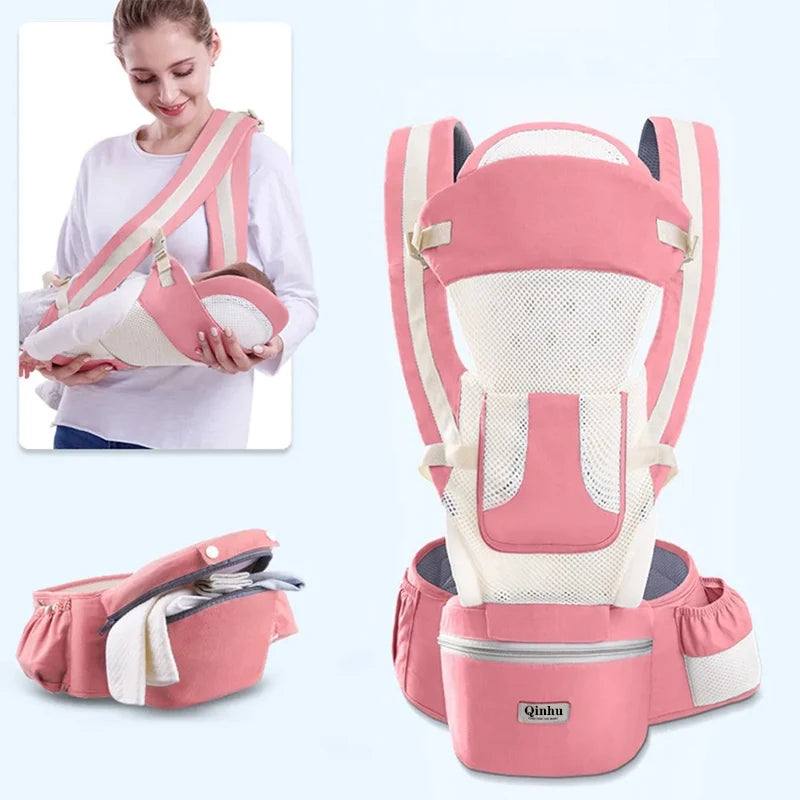 Porte-bébé ergonomique nouveau-né sac à dos - siège hanches face avant kangourou écharpe voyage